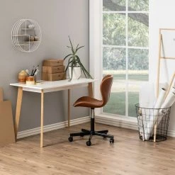 Ei Brändiä Batilda Työtuoli Ruskea PU-keinonahka Brandy 691B -Veke Myymälä batilda tyotuoli ruskea keinonahka 10