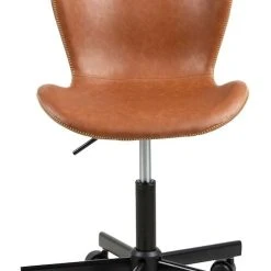 Ei Brändiä Batilda Työtuoli Ruskea PU-keinonahka Brandy 691B -Veke Myymälä batilda tyotuoli ruskea keinonahka 7