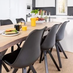 House Nordic Bergen Tuoli Musta, Mustilla Jaloilla -Veke Myymälä bergen tuoli musta takaa