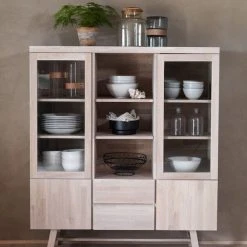 Rowico Brooklyn Vitriini Valkoöljytty Tammi 12 Rowico Brooklyn Vitriini Valkoöljytty Tammi -Veke Myymälä brooklyn miljo ww highboard