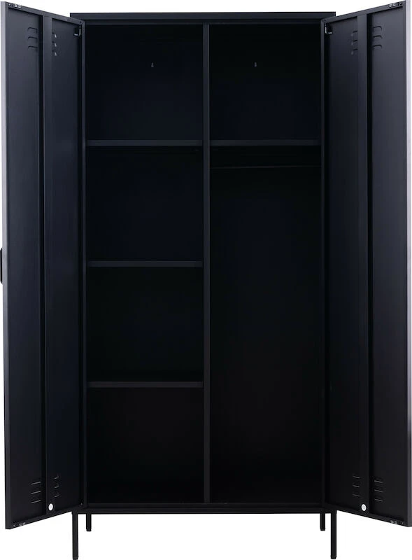 Eureka Carbon Korkea Kaappi 90x50 Cm Musta 7 Eureka Carbon Korkea Kaappi 90x50 Cm Musta - Image 5