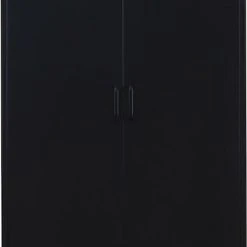 Eureka Carbon Korkea Kaappi 90x50 Cm Musta