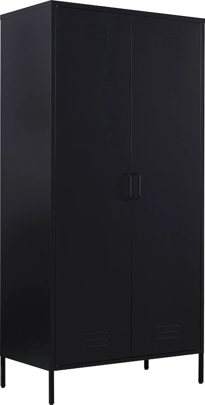 Eureka Carbon Korkea Kaappi 90x50 Cm Musta 4 Eureka Carbon Korkea Kaappi 90x50 Cm Musta - Image 2