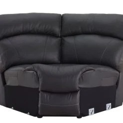 Veke Dallas Kulmaosa Musta Nahka/keinonahka