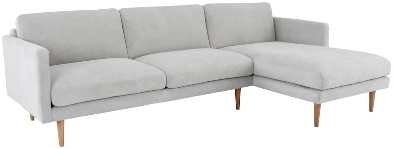 Veke Classic Divaanisohva Oikea Vaaleanharmaa, Matrix 15, Jalka J-138 Tammi 4 Veke Classic Divaanisohva Oikea Vaaleanharmaa, Matrix 15, Jalka J-138 Tammi - Image 2
