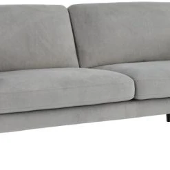 Veke Classic 3-istuttava Sohva Vaaleanharmaa, Seven 180, Jalka J-138 Musta