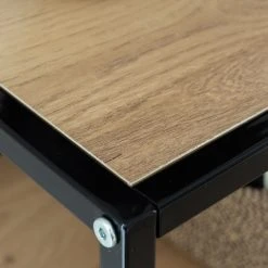 Eureka Dawson Sivupöytä 120x40x125 Cm Musta/tammi -Veke Myymälä dawson sivupoyta 120x40cm web 5