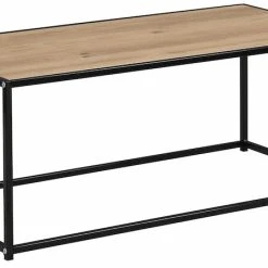 Eureka Dawson Sohvapöytä 100x50 Cm Musta/tammi -Veke Myymälä dawson sohvapoyta 100x50 mustatammi