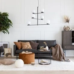 Day Sivupöytä Pyöreä Ø46x50 Cm Musta/ruskea -Veke Myymälä day sivupoyta pyorea 46 cm web 5