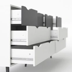 Tvilum Delta Senkki 200 Valkoinen/musta 10 Tvilum Delta Senkki 200 Valkoinen/musta -Veke Myymälä delta senkki 200 valkoinen musta auki