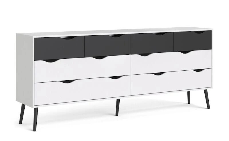 Tvilum Delta Senkki 200 Valkoinen/musta 3 Tvilum Delta Senkki 200 Valkoinen/musta