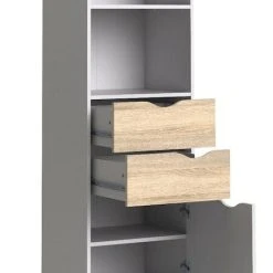 Tvilum Delta Kirjahylly Valkoinen/tammi