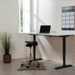 Hiipakka Ergo Sähköpöytä 160x80 Cm Hopea Jalava/valkoinen -Veke Myymälä dsc 3134b 1 2