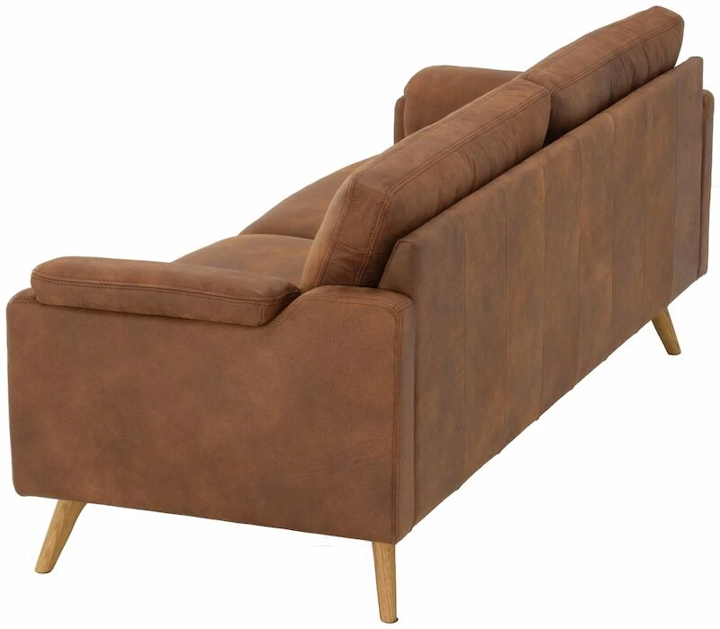 BD-Möbel Eastwood Sohva Maxi Ruskea 41 Tribe Nubuk-nahka, Jalat öljytty Tammi 220 5 BD-Möbel Eastwood Sohva Maxi Ruskea 41 Tribe Nubuk-nahka, Jalat öljytty Tammi 220 - Image 3