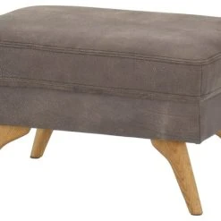 BD-Möbel Eastwood Rahi Harmaa 31 Tribe Nubuk-nahka, Jalat öljytty Tammi 220