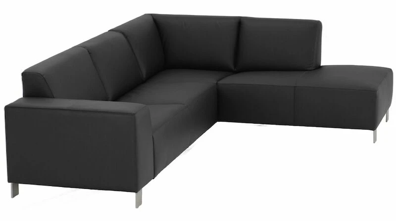 Veke Elis Avokulmasohva Oikea, Musta Madryt 910 PU-keinonahka 5 Veke Elis Avokulmasohva Oikea, Musta Madryt 910 PU-keinonahka - Image 3