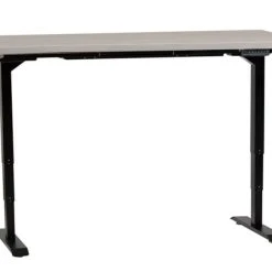 Hiipakka Ergo Sähköpöytä 160x80 Cm Hopea Jalava/valkoinen