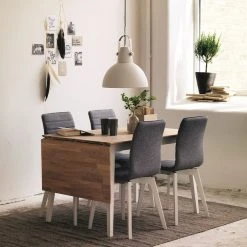 Rowico Filippa Klaffi Ruokapöytä 120+45x80 Cm öljytty Tammi -Veke Myymälä filippa 113725 grace