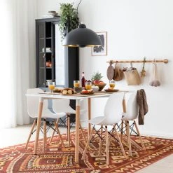 Veke Fox Ruokapöytä 140x80 Cm Valkoinen, Luonnonväriset Jalat 13 Veke Fox Ruokapöytä 140x80 Cm Valkoinen, Luonnonväriset Jalat -Veke Myymälä fox ruokapoyta 140x80 cm web 9