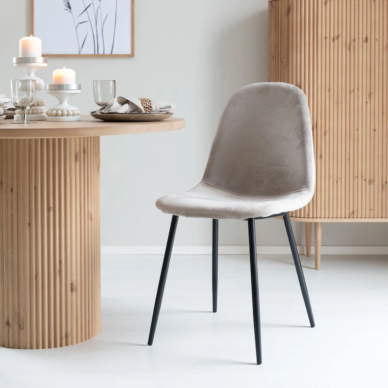 Veke Furia Tuoli Musta, Mustat Jalat 6 Veke Furia Tuoli Musta, Mustat Jalat - Image 4