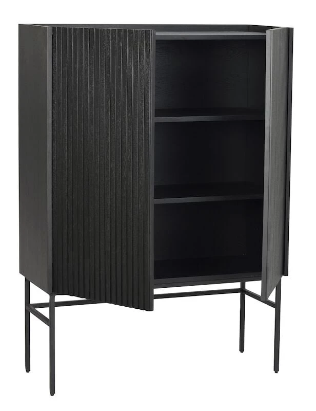 Rowico Halifax Kaappi 100x40x140 Cm Musta 5 Rowico Halifax Kaappi 100x40x140 Cm Musta - Image 3