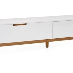 Eureka Hanko Tv-taso Valkoinen/tammi -Veke Myymälä hanko tv taso 200 valkoinen tammi tuo