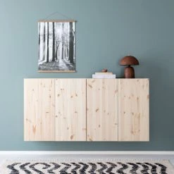 Veke Havu Kaappi 160x32 Cm Puuvalmis