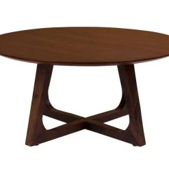 House Nordic Hellerup Sohvapöytä Ø75 Cm Pähkinä -Veke Myymälä hellerup sohvapoyta pahkina 2