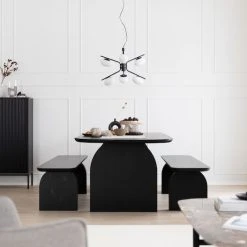 Veke Hermanni 6-hengen Ruokailuryhmä Hiili -Veke Myymälä hermanni pirttikalusto hiili web 6