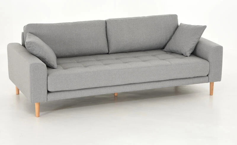 House Nordic Lido 3-istuttava Sohva Hugo 10 Vaaleanharmaa - Image 3
