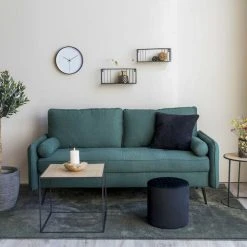 House Nordic Bergamo Apupöytä 50x50 Cm Musta/ Luonnonväri -Veke Myymälä house nordic bergamo apupoyta 40cm 1