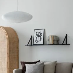 House Nordic Forno Seinähylly 80 Musta -Veke Myymälä house nordic forno seinahylly pitka musta