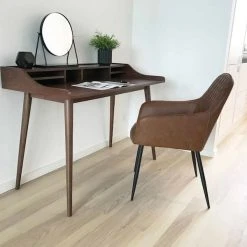 House Nordic Hellerup Työpöytä Pähkinä -Veke Myymälä house nordic hellerup ty p yt p hkin 01