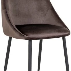 House Nordic Porto Tuoli Samettinen Ruskea