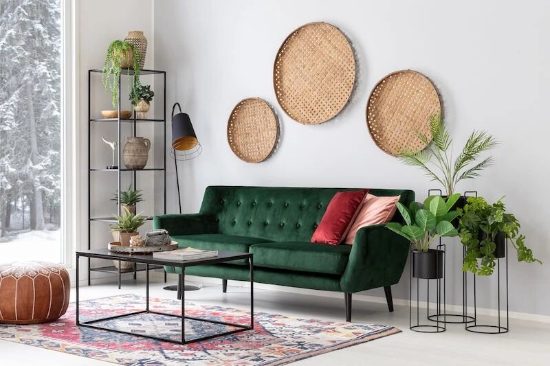 House Nordic Monte 3-istuttava Sohva Tummanvihreä Sametti Bluvel 78 - Image 4