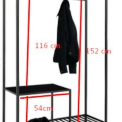 House Nordic Vita Vaatekaappi Musta -Veke Myymälä house nordic vita vaatekaapppi mittoja