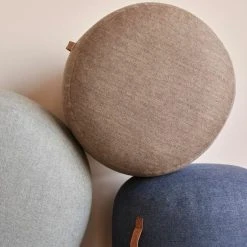 Hübsch Mochi Villarahi Nahkahihnalla 50 Cm Ruskea -Veke Myymälä hubsch ss19 255