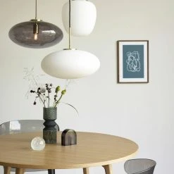 Hübsch Ground Pyöreä Ruokapöytä 115 Cm, Tammi -Veke Myymälä hubsch ss19 298