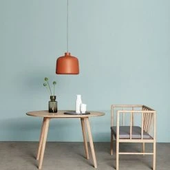 Hübsch Ground Pyöreä Ruokapöytä 115 Cm, Tammi -Veke Myymälä hubsch ss19 445