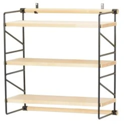 Kulmala-Tuote Ilma Seinähylly Pystykannakkeella 60 Valkoinen