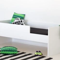 Veke Viviano Lastensänky Turvalaidalla 70x165cm Valkoinen