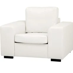 Veke Joel Nojatuoli Valkoinen 010 Bonded-nahka Wenge Jalat -Veke Myymälä joel nojatuoli valkoinen bonded nahka 010 web kalustekauppa 1