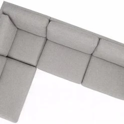 Veke June Avokulmasohva Vasen A2.5 Vaaleanharmaa Rocco 570 Kangas -Veke Myymälä june avokulmasohva vaaleanharmaa vasen 02