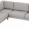 Veke June Avokulmasohva Vasen A2.5 Vaaleanharmaa Rocco 570 Kangas -Veke Myymälä june avokulmasohva vaaleanharmaa vasen 03