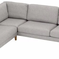 Veke June Avokulmasohva Vasen A2.5 Vaaleanharmaa Rocco 570 Kangas