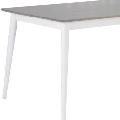 Veke Kaarna Ruokapöytä 220x100 Cm Harmaa/valkoinen -Veke Myymälä kaarna ruokapoyta valkoinen harmaa 1