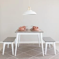 Veke Kaarna 4-hengen Ruokailuryhmä Penkeillä 130x90 Cm Harmaa/valkoinen 12 Veke Kaarna 4-hengen Ruokailuryhmä Penkeillä 130x90 Cm Harmaa/valkoinen -Veke Myymälä kaarna 4 hengen ruokailuryhma penkeilla harmaa valkoinen web 14