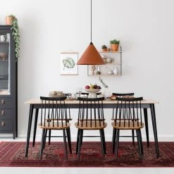 Veke Kaarna 6-hengen Ruokailuryhmä 180x90 Cm Valkoinen