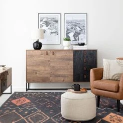 Eureka Kero Tv Taso 153x39 Cm Tammi/harmaa -Veke Myymälä kero senkki 153x39 cm web 25