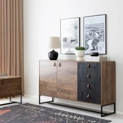 Eureka Kero Senkki 153x39 Cm Tammi/harmaa -Veke Myymälä kero senkki 153x39 cm web 27